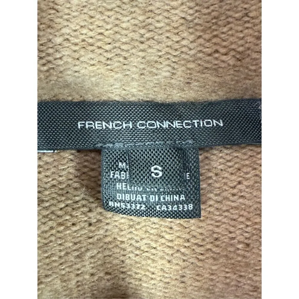 B14 - French connection wool blend color block sweater size Small